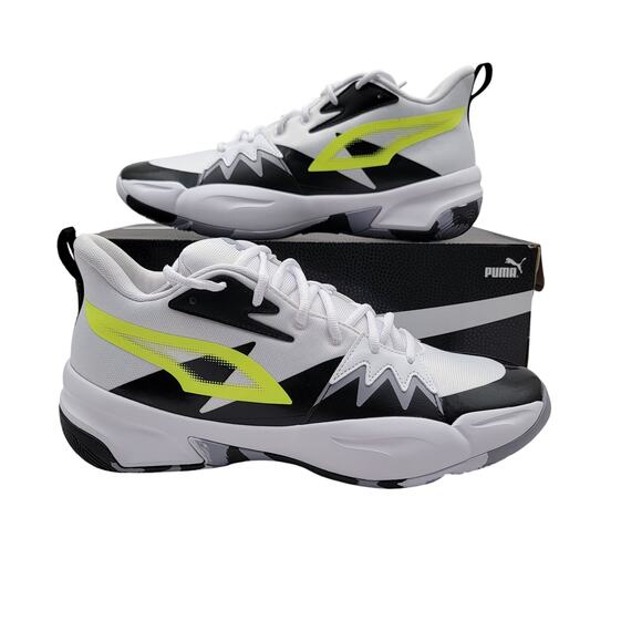 Puma Genetics White Electric Lime Sneakers - Men\'s Size 10.5 main image 8
